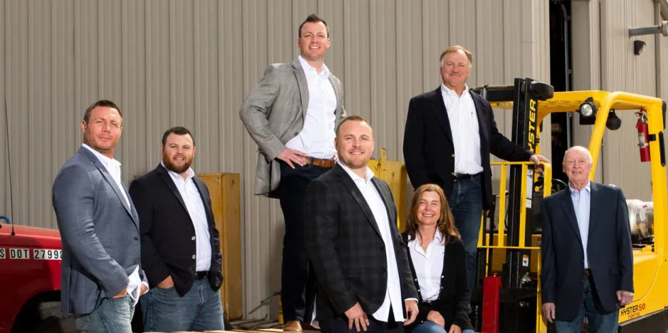 The Froelich family, owners of TEMA